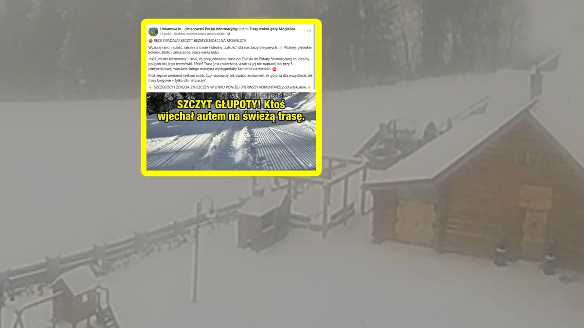 Skandal na Mogielnicy. Ktoś zniszczył trasę.