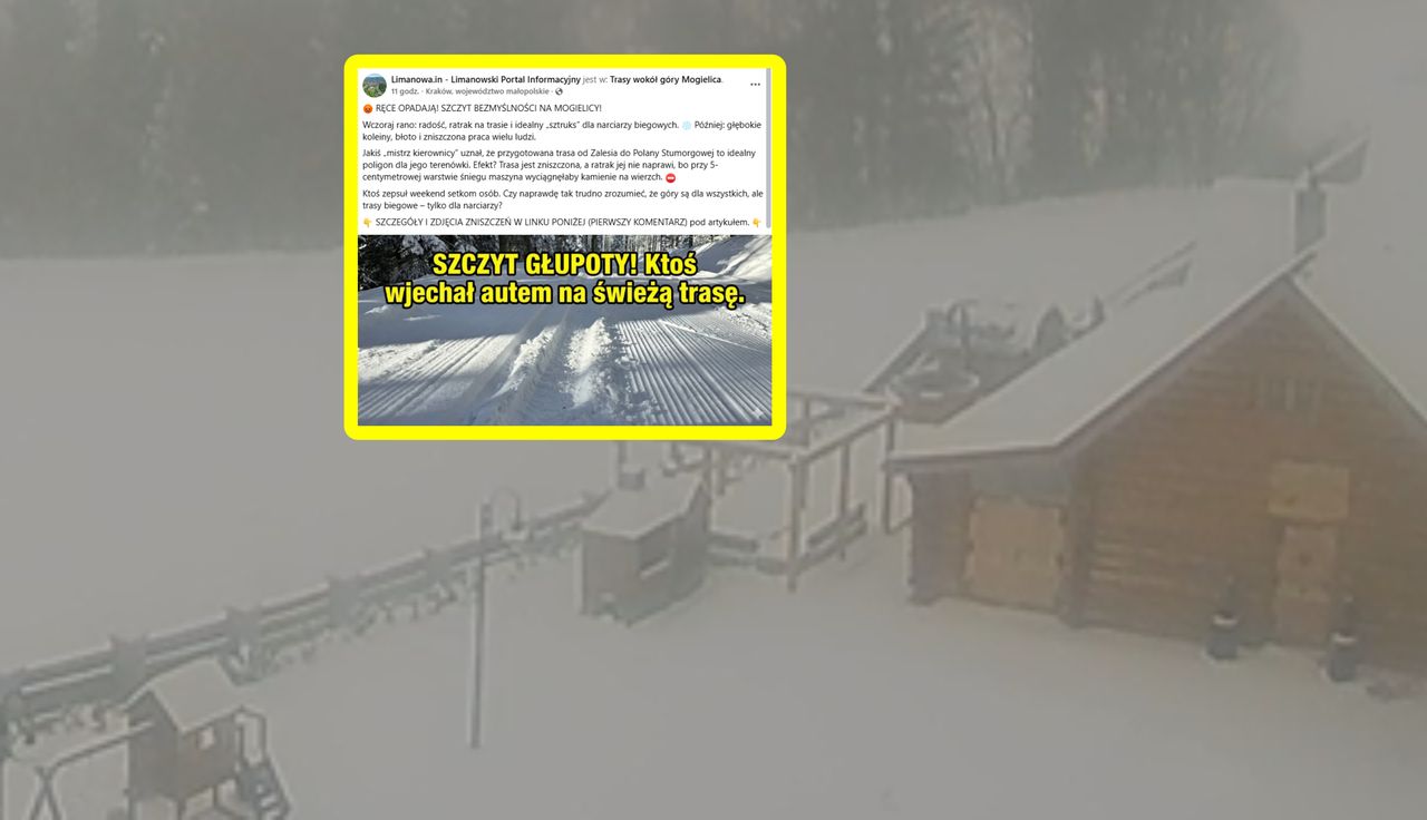 "Szczyt bezmyślności". Skandal, co zrobił. Pokazali zdjęcie trasy