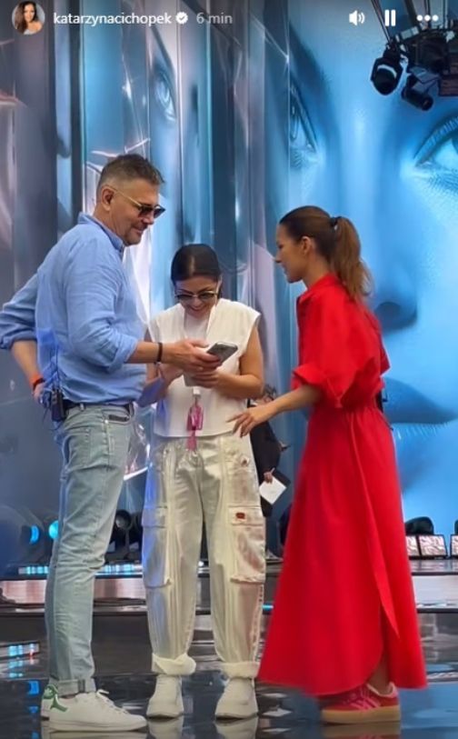 Katarzyna Cichopek nadaje z Sopotu u boku Ibisza i Sykut-Jeżyny 