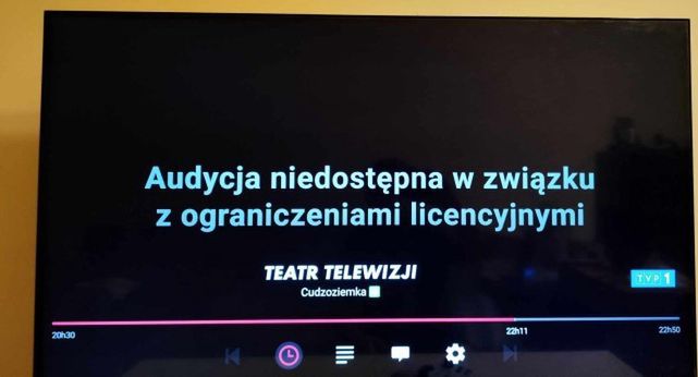 Część kanałów i treści TVP nie działa w Canal+ online
