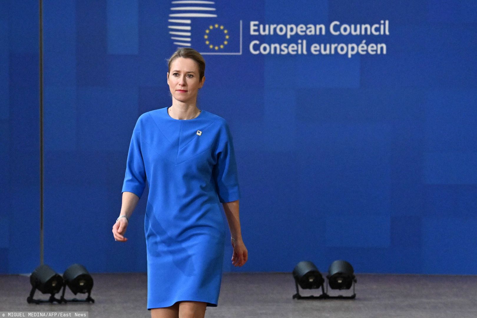 Archiwum zagraniczne East News 2023-12
Estonia's Prime Minister, Kaja Kallas arrives at the European headquarters to attend the European Union summit, in Brussels, on December 15, 2023. EU chief Charles Michel confirmed on December 15, 2023 that European leaders had failed to agree to a budget plan including aid for Ukraine after an objection from one member, understood to be Hungary. (Photo by Miguel MEDINA / AFP)
MIGUEL MEDINA