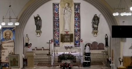 Nagranie z kościoła w Bytomiu. Ludzie pękają ze śmiechu