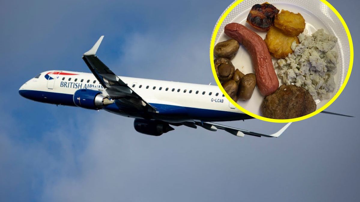 Brytyjka pokazała śniadanie, jakie zaserwowano jej w pierwszej klasie linii British Airways 