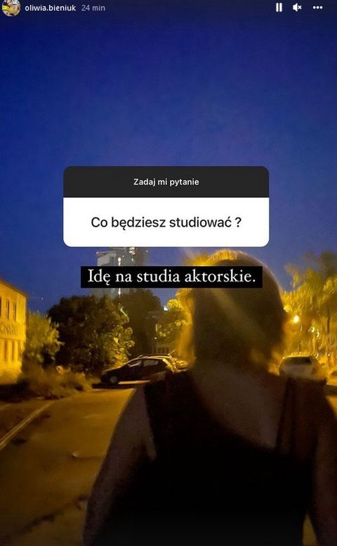 InstaStories Oliwii Bieniuk