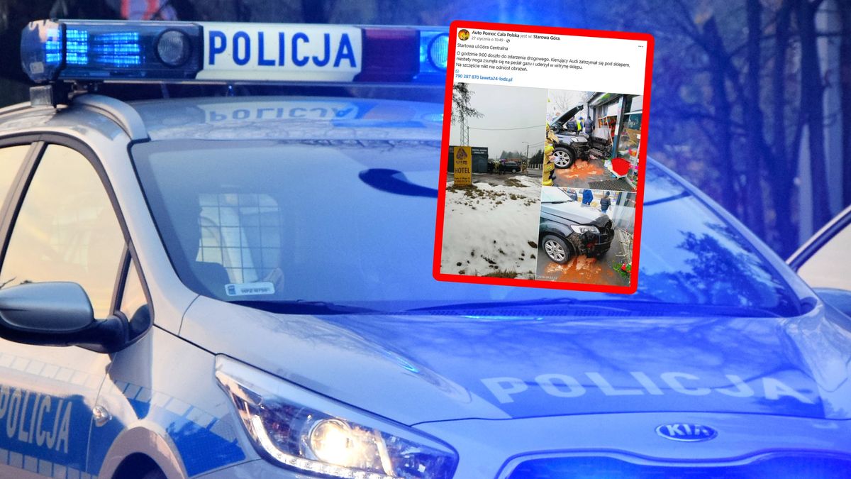 Groźne zdarzenie z udziałem Audi.