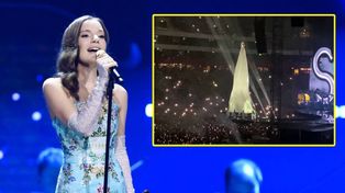 Lot nad publicznością, ogień, tryskający gejzer. Show, jakiego PGE Narodowy nie widział