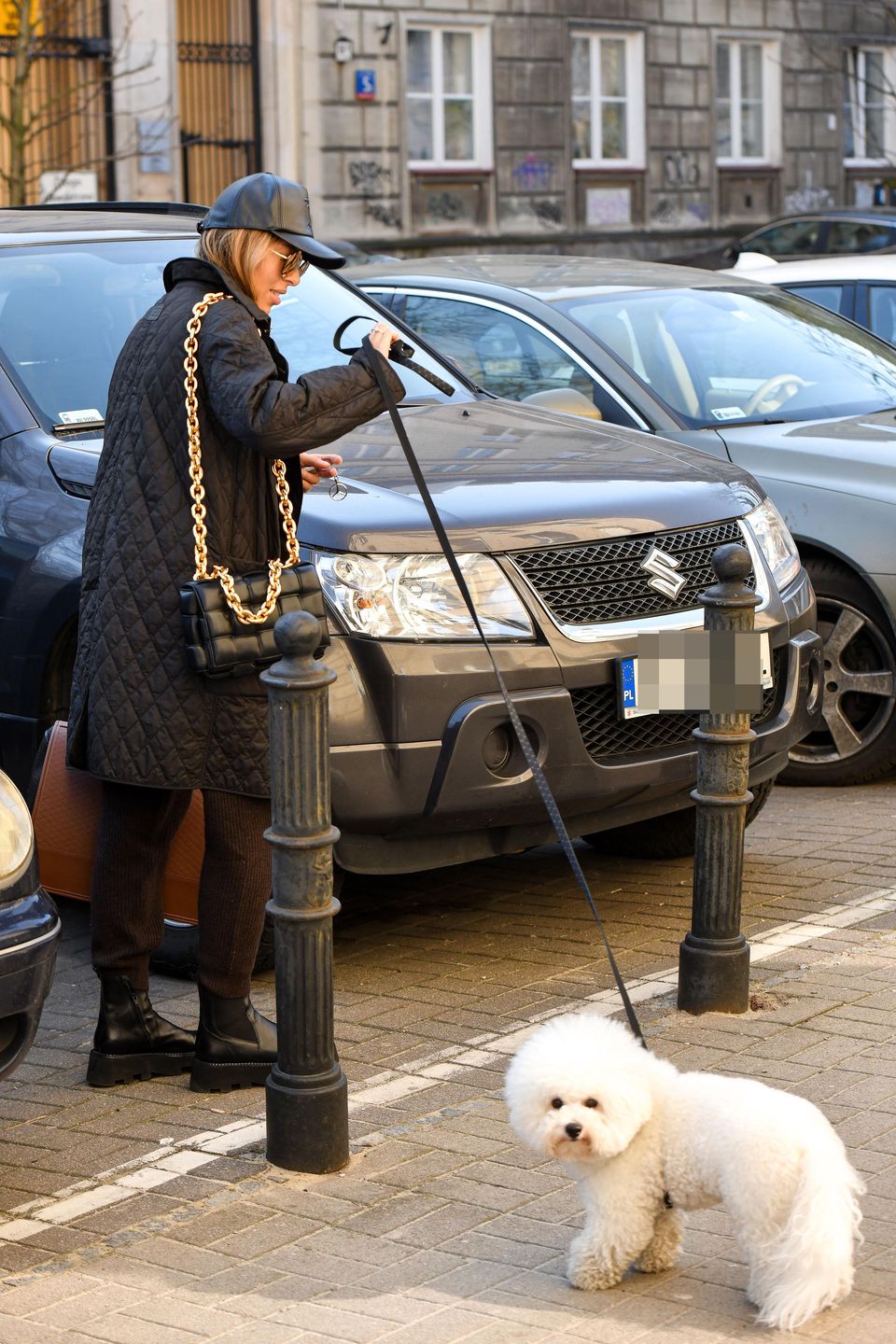 Ewa Chodakowska spaceruje z pupilem