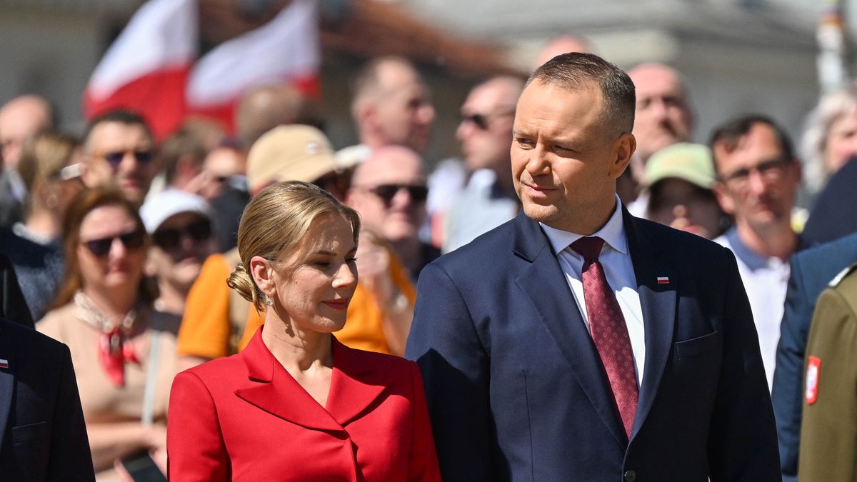 Karol Nawrocki i pierwsza dama Marta Nawrocka
