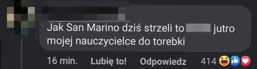 Uczeń ZdefekowaŁ Do Torebki Nauczycielki Jak San Marino Dziś Strzeli Gola To Jutro 7952