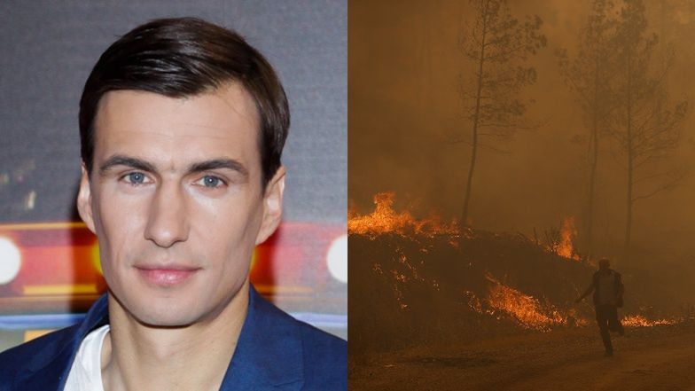 Jarosław Bieniuk mieszkał w miejscu, które dziś walczy z pożarem