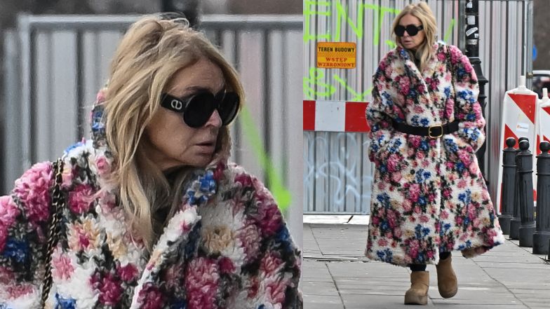 Monika Olejnik zniewala Warszawę w wyjątkowym płaszczu za 12 tysięcy złotych!