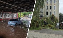 Zawaliła się ściana fabryki, ewakuowano obozy. Wrocław kompletnie sparaliżowany