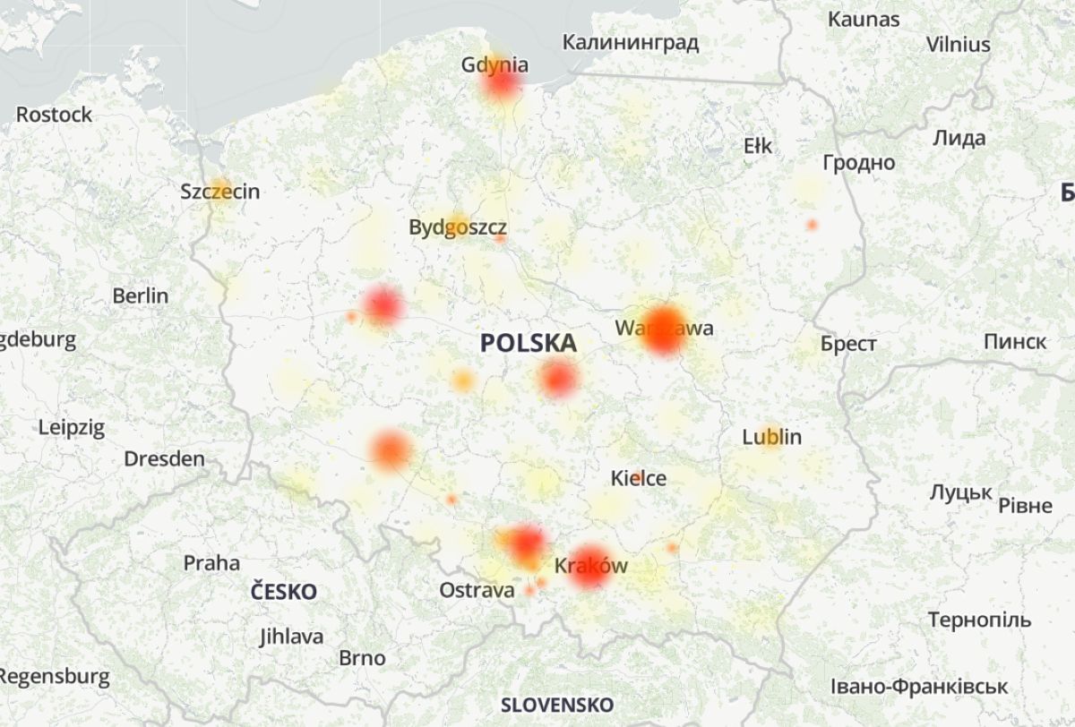 mBank - awaria w Polsce