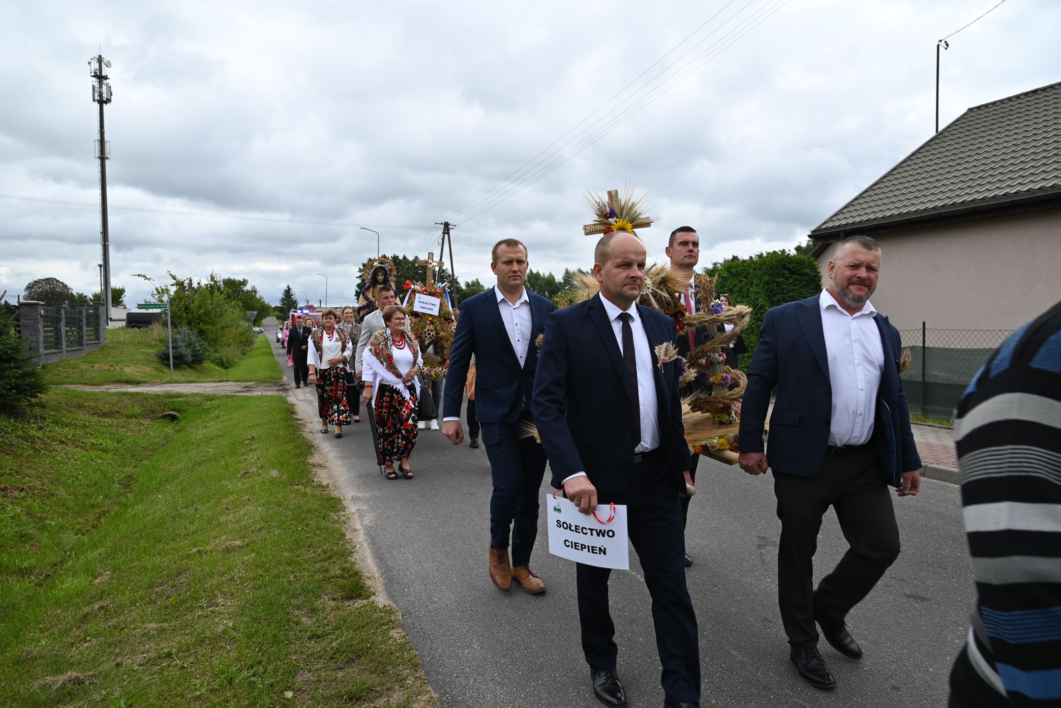 Tak wyglądały dożynki w gminie Zbójno