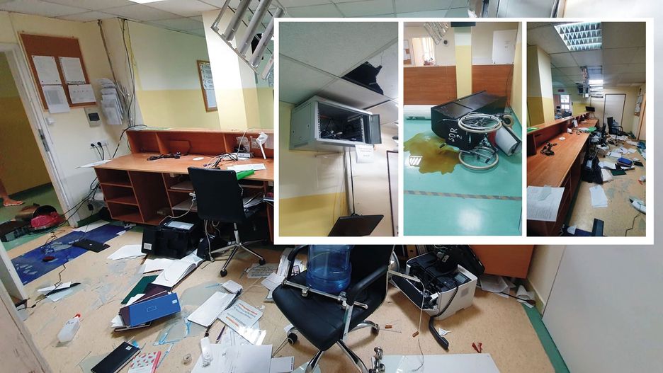 Miechów. Awantura w szpitalu. Pacjent zdemolował SOR