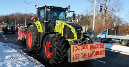 Niemieccy rolnicy zablokowali przejście graniczne z Polską