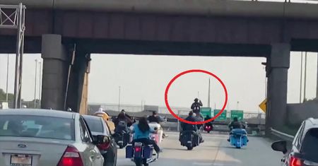 Jechał konno po autostradzie. Chciał zwrócić uwagę na swoje przesłanie