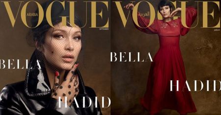 Bella Hadid na dwóch okładkach arabskiego "Vogue'a"