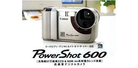 Pierwszy kompakt cyfrowy Canona z 1996 roku 1