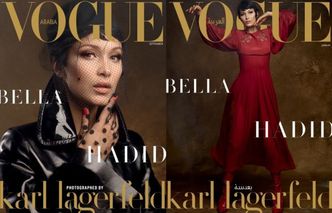 Bella Hadid na dwóch okładkach arabskiego "Vogue'a"