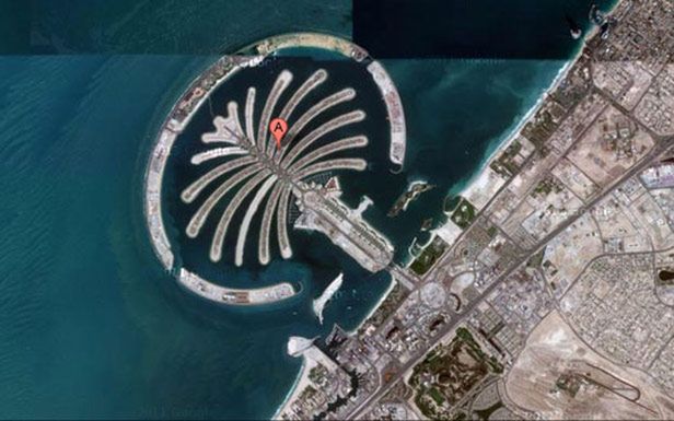 Wyspa w Dubaju (Fot. Google Maps)