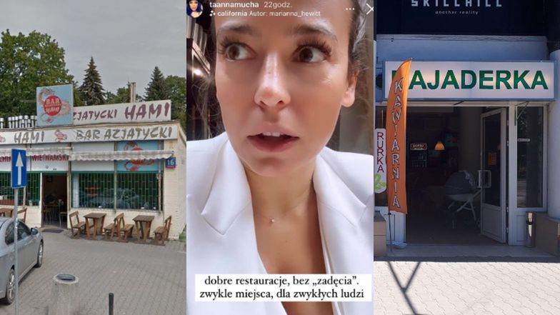 Anna Mucha szuka "restauracji dla zwykłych ludzi". Pudelek ma dla niej kilka propozycji (ZDJĘCIA)