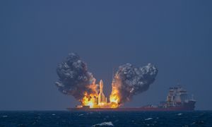 Chińska rakieta Gravity-1 bije rekordy. Niezwykle udany start z morza