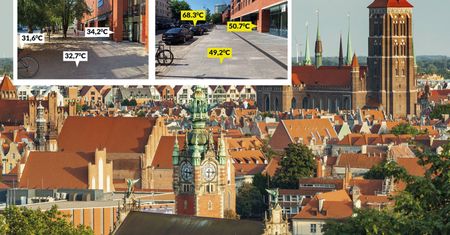 68,3 st. C w centrum Gdańska. "To ostrzeżenie"