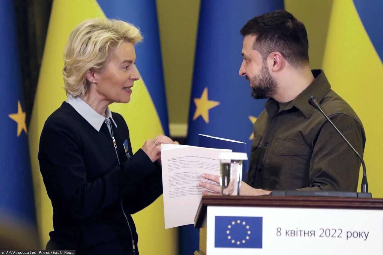 Von der Leyen w Kijowie: pierwszy krok do członkostwa Ukrainy w UE