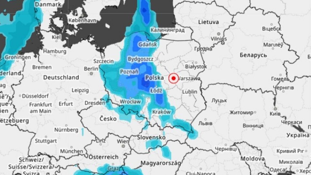 Silne burze i opady nadciągają nad Polskę