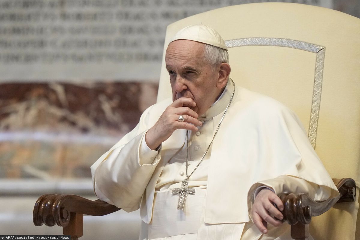 "Módlmy się za wszystkie ofiary przemocy i wojny". Papież pisze o wojnie w Ukrainie 