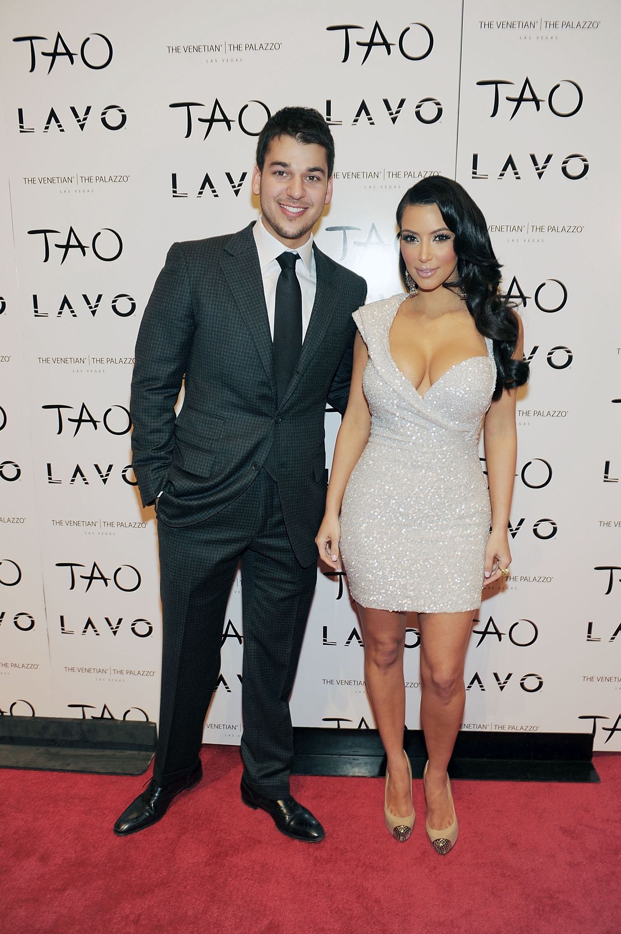 Rob Kardashian and Kim Kardashian