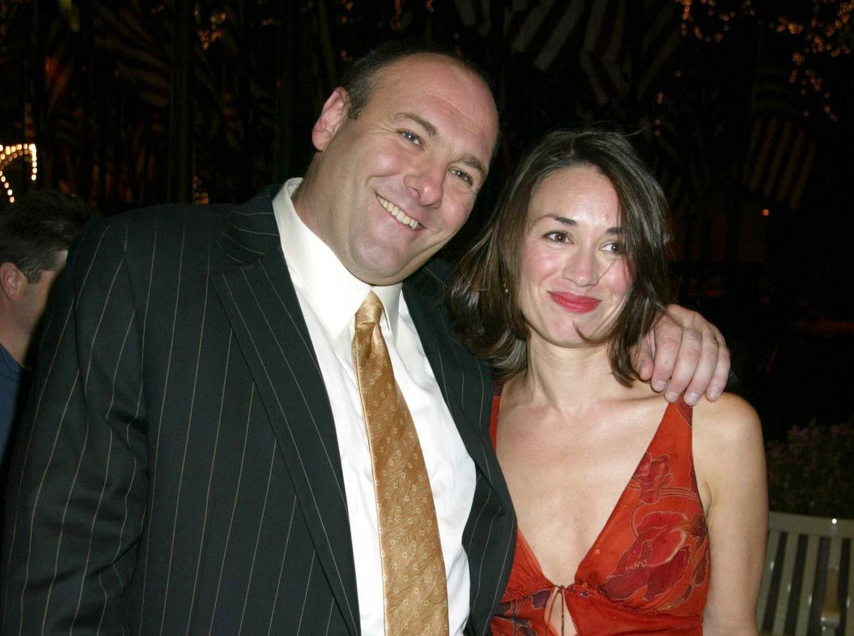 James Gandolfini i Lora Somoza w 2002 r.