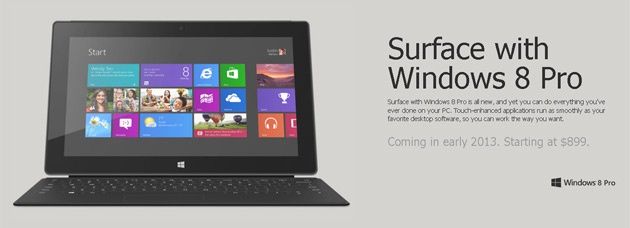 Microsoft Surface Pro tablet