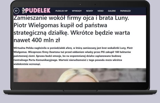 Wpadka Pudelka. Ten Piotr Wielgomas nie jest wiceszefem Dawtony