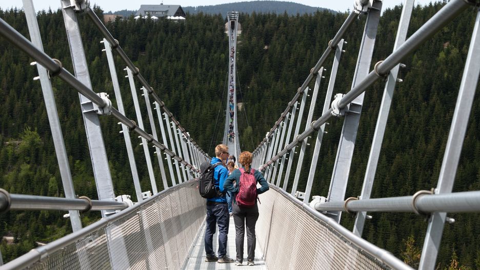Tak wygląda most Sky Bridge 721 w Czechach