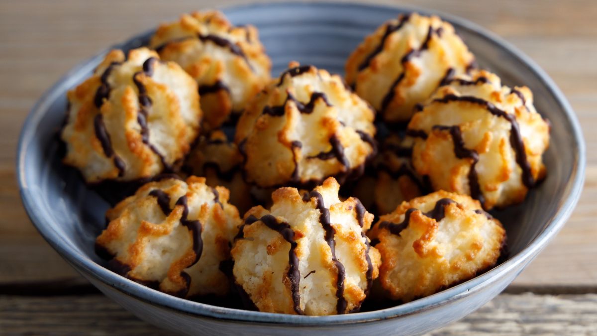 Kokosanki z polewą czekoladową