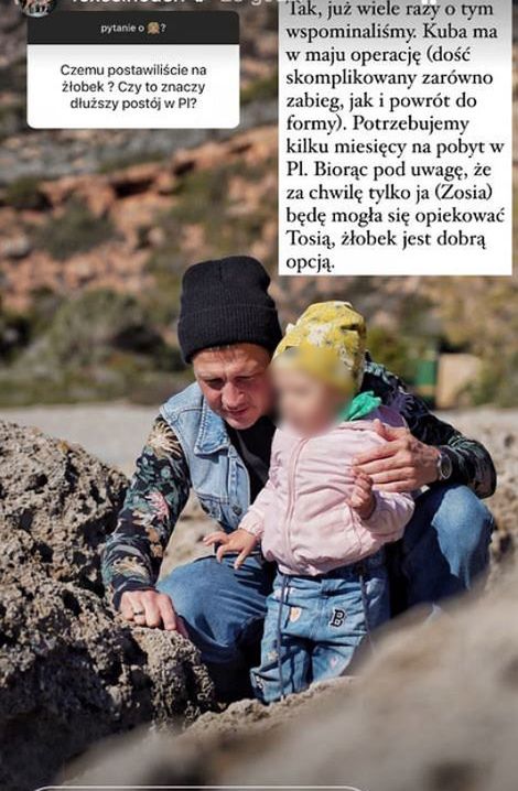 Jakub Tolak razem z żoną podjął ważną decyzję dotyczącą córki