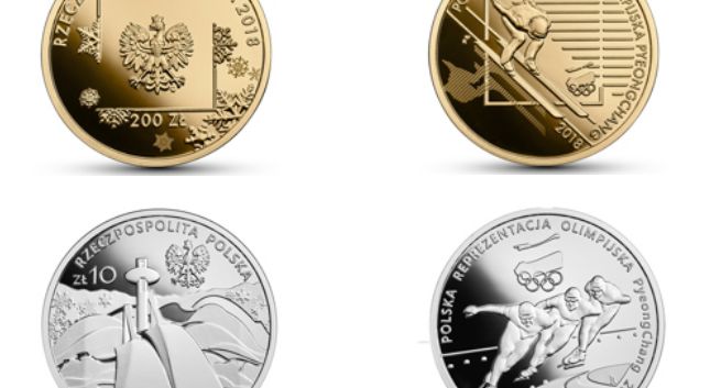 NBP: dwie kolekcjonerskie monety z okazji igrzysk Pjongczang 2018 (wideo)