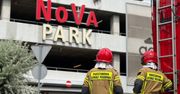 Gorzów: Pożar samochodu na parkingu. Ewakuacja Nova Park