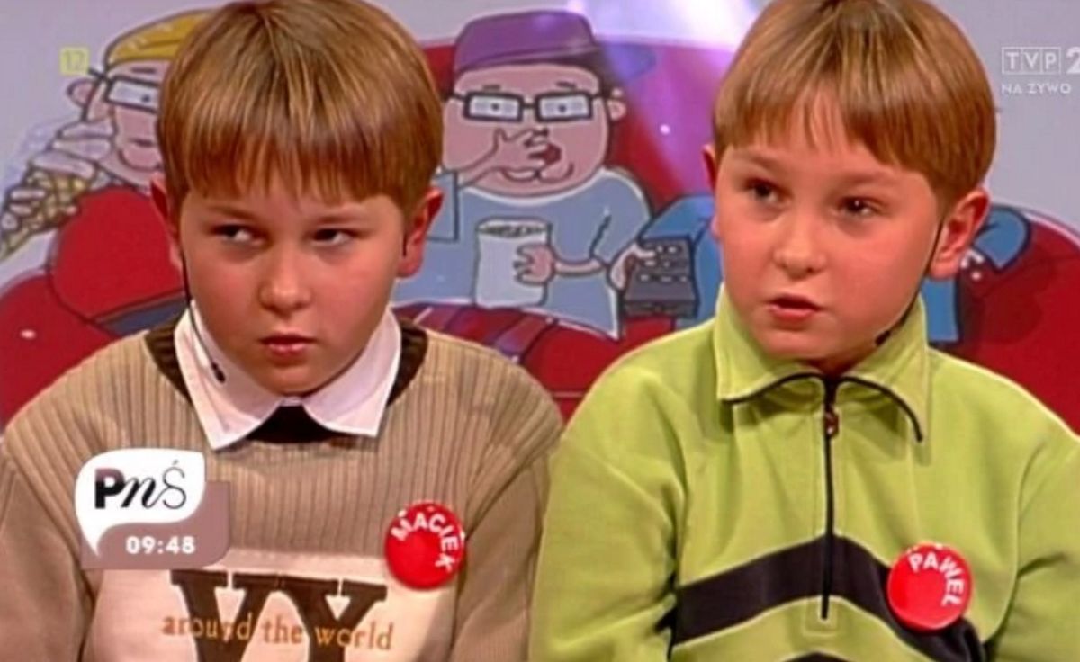 Maciej Król i Paweł Król mieli 9 lat, gdy wzięli udział w show "Duże dzieci"