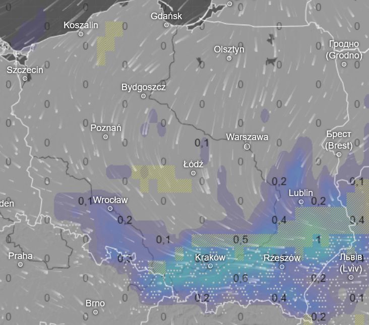 Pogoda. Śnieg 15 listopada