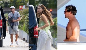 Leonardo DiCaprio korzysta z życia na jachcie u boku KOLEJNEJ młodszej od siebie o połowę modelki (ZDJĘCIA)