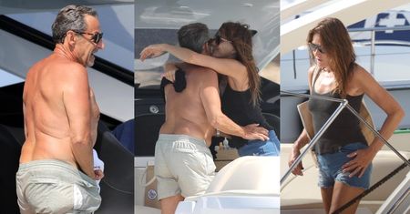 67-letni Nicolas Sarkozy i młodsza o 13 lat Carla Bruni korzystają z życia na jachcie u wybrzeży Formentery (ZDJĘCIA)