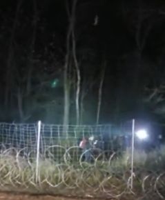 Agresywne zachowania na granicy. Opublikowano nagranie