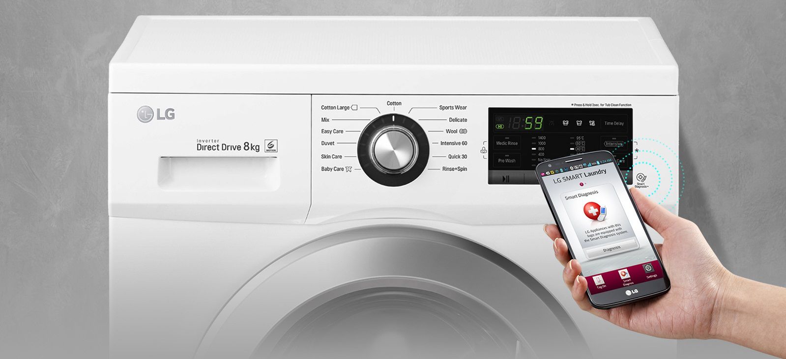 LG 6 Motion TurboWash 2016 - pralki, które dogadają się z Twoim smartfonem 5