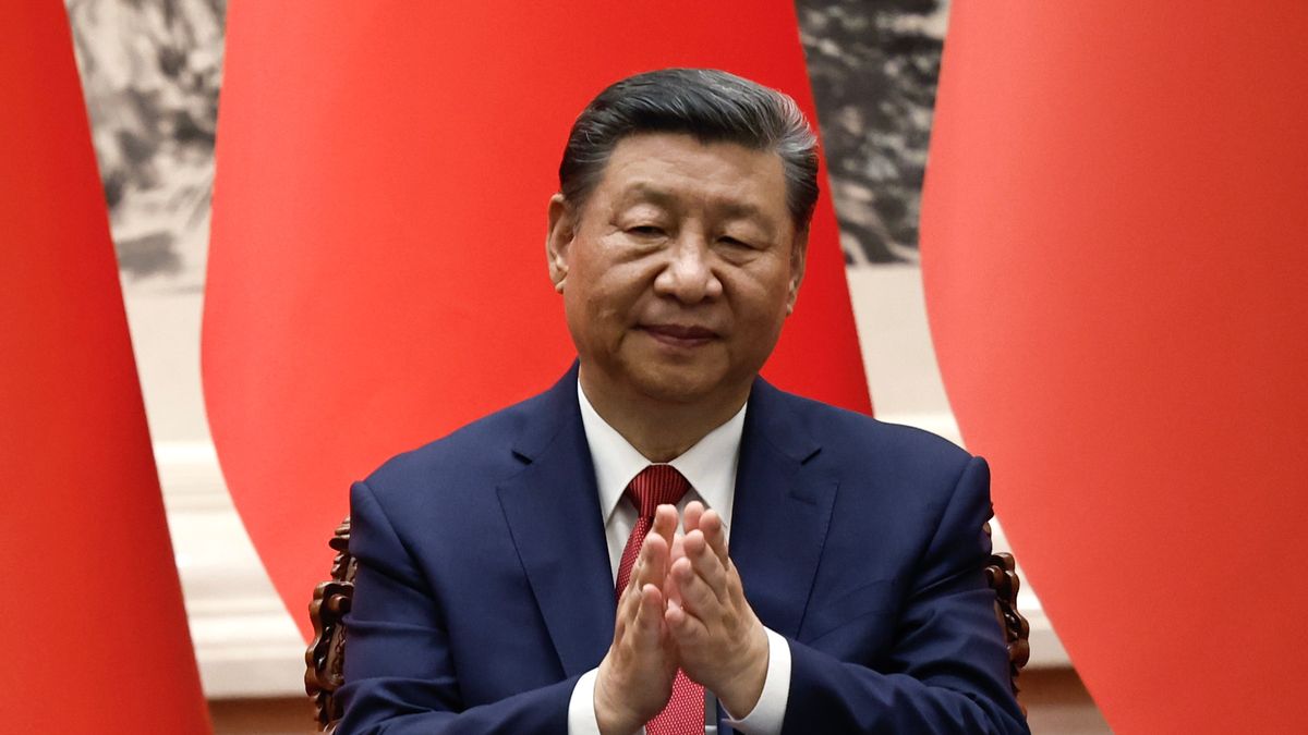 Na zdjęciu przywódca Chin Xi Jinping