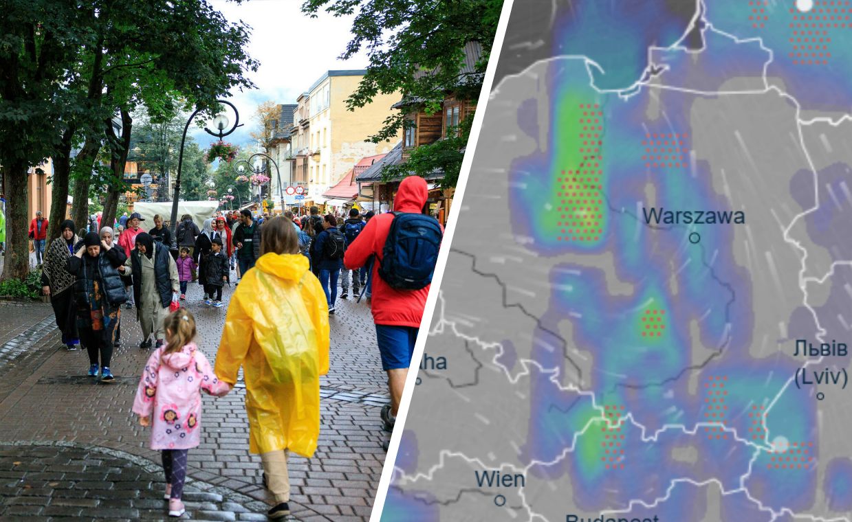 Takie będą pierwsze dni sierpnia. Mapy mówią wszystko