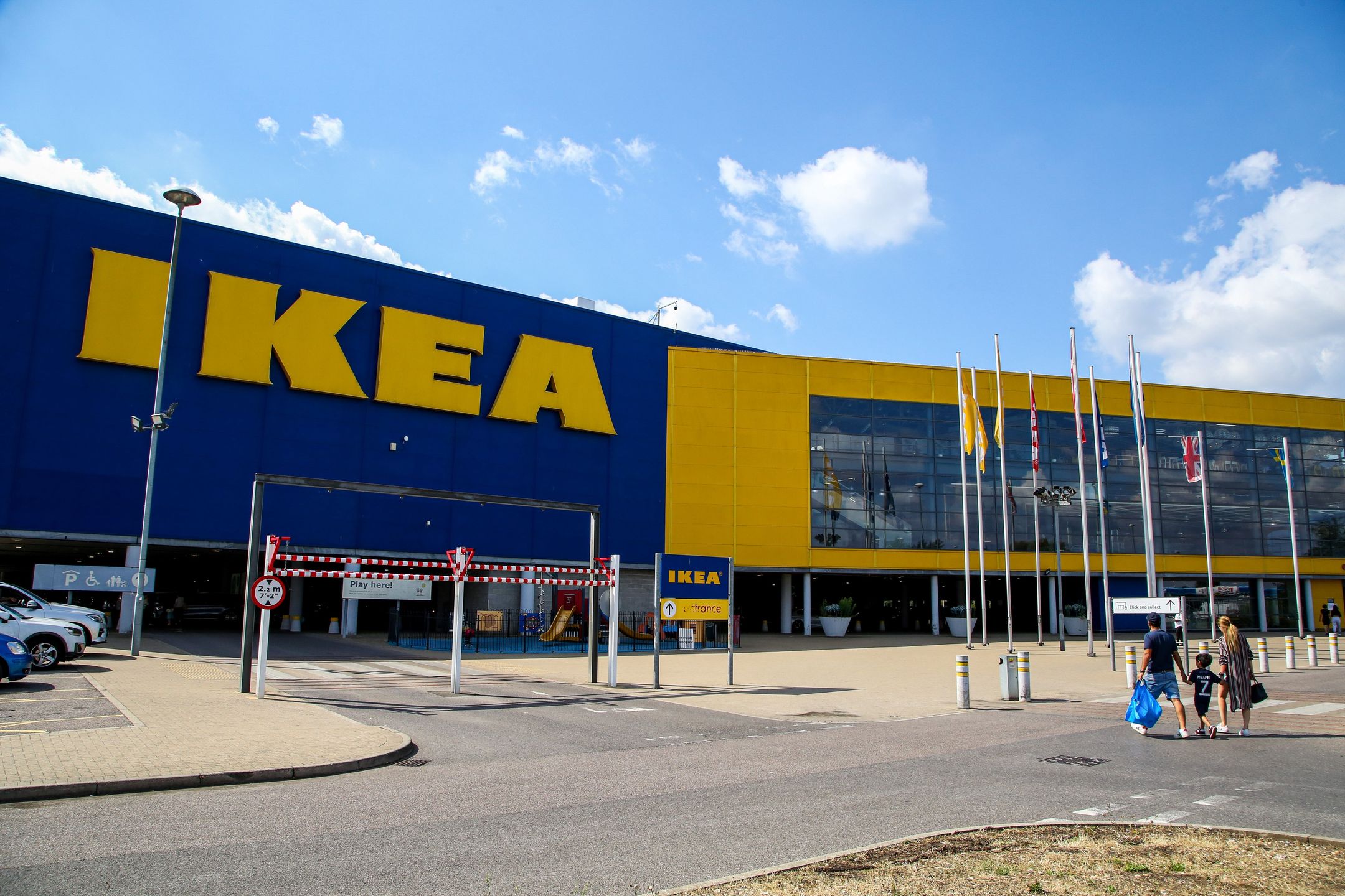 LONDON, UNITED KINGDOM - 2022/08/27: An exterior view of the Ikea store in Tottenham. (Photo by Dinendra Haria/SOPA Images/LightRocket via Getty Images)