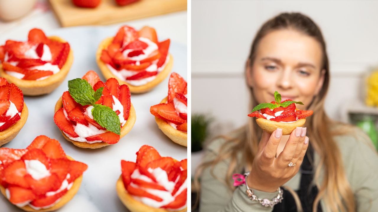 Rose tartlets